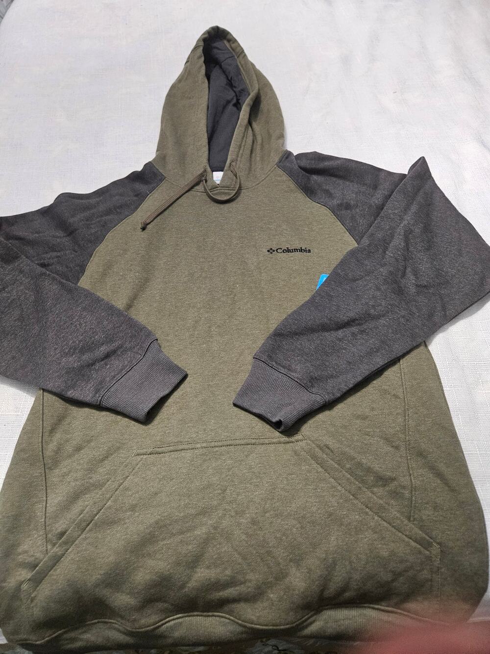 Columbia Hart Mountain Hoodie Army Green Size Medium